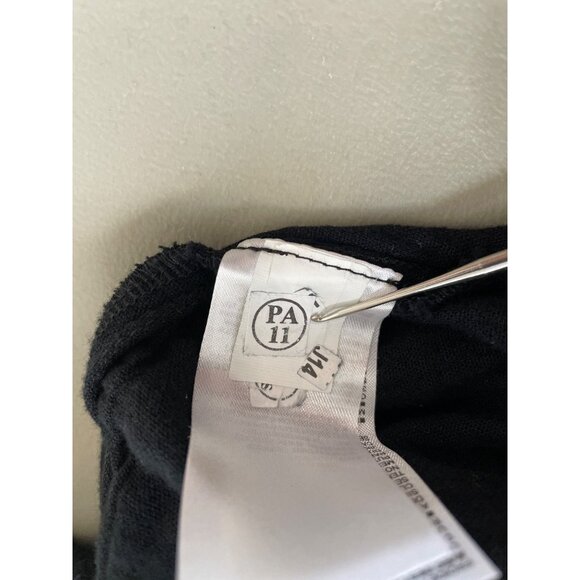 Old Navy Romper Size Small Smocked Ruffle Square Neck Tie Shoulder Black Summer - Picture 8 of 10